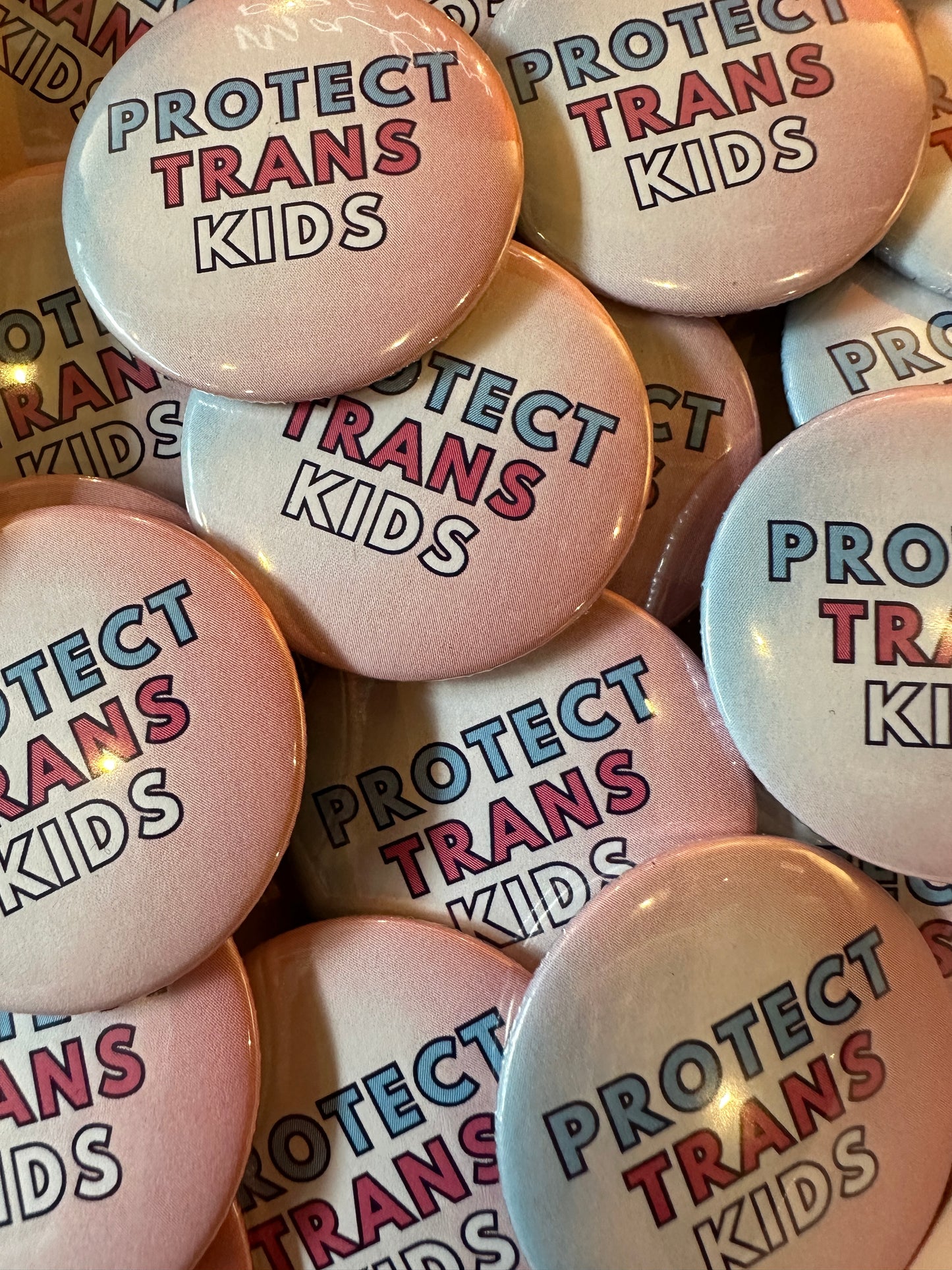 Madame Premier Protect Trans Kids Button
