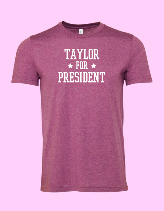 Madame Premier Taylor For President Adult T-Shirt
