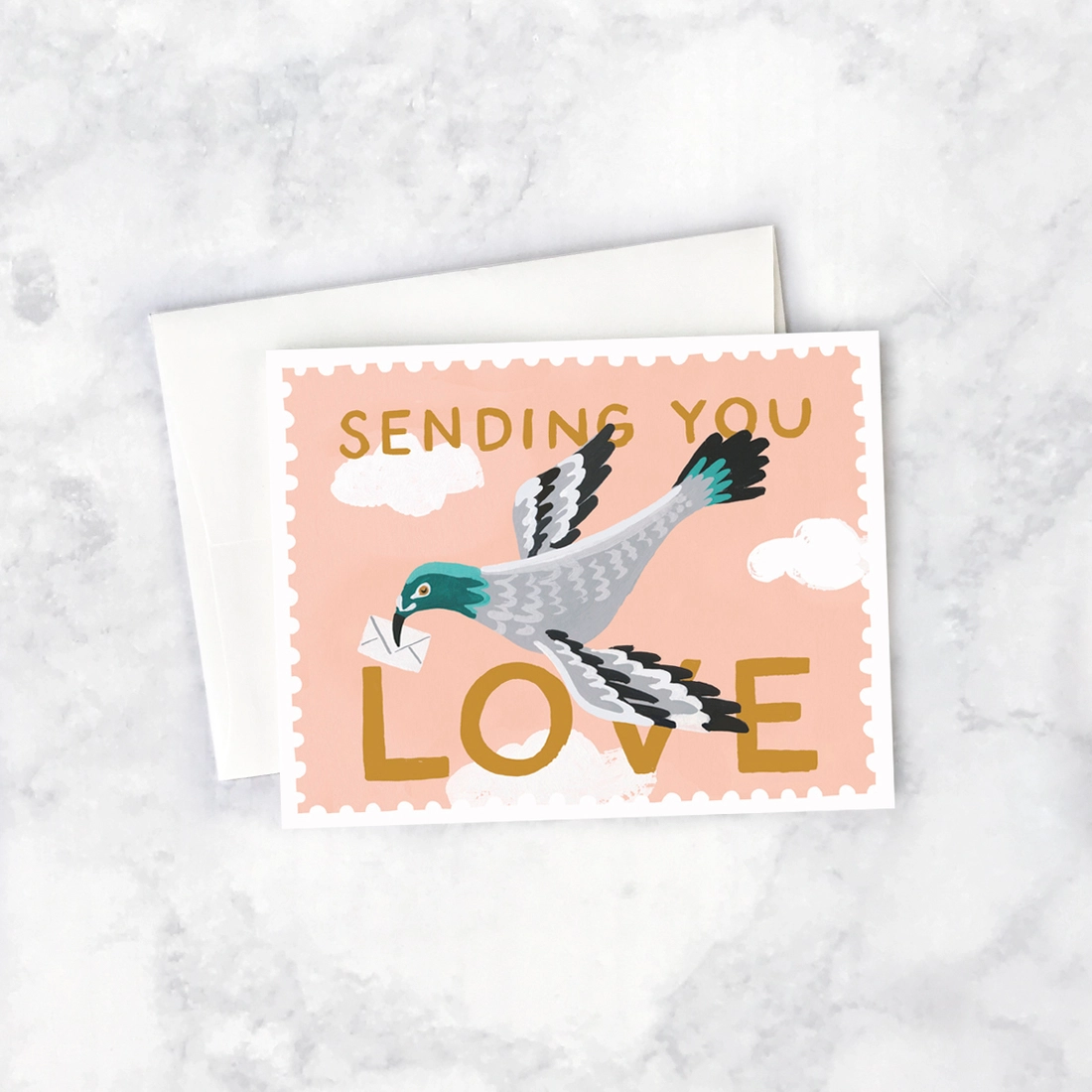 Carrier Pigeon Card