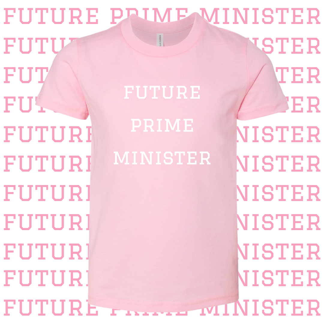 Madame Premier Future Prime Minister Pink Youth T-Shirt