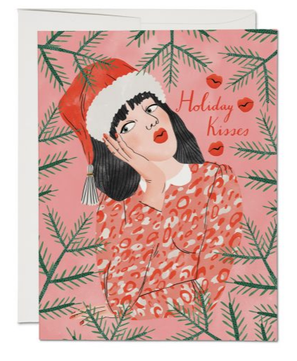 Holiday Kisses Boxed Set of Holiday Cards