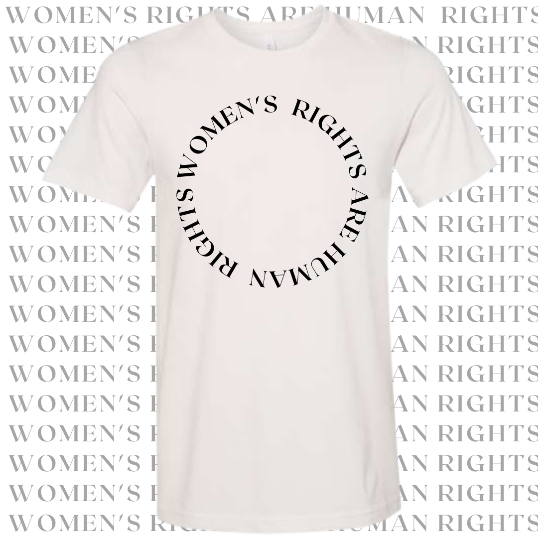 Madame Premier Women's Rights Are Human Rights Vintage White Adult T-Shirt