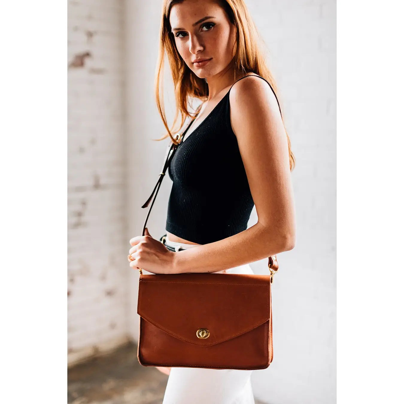 Liz Riden Leather Crossbody Bag