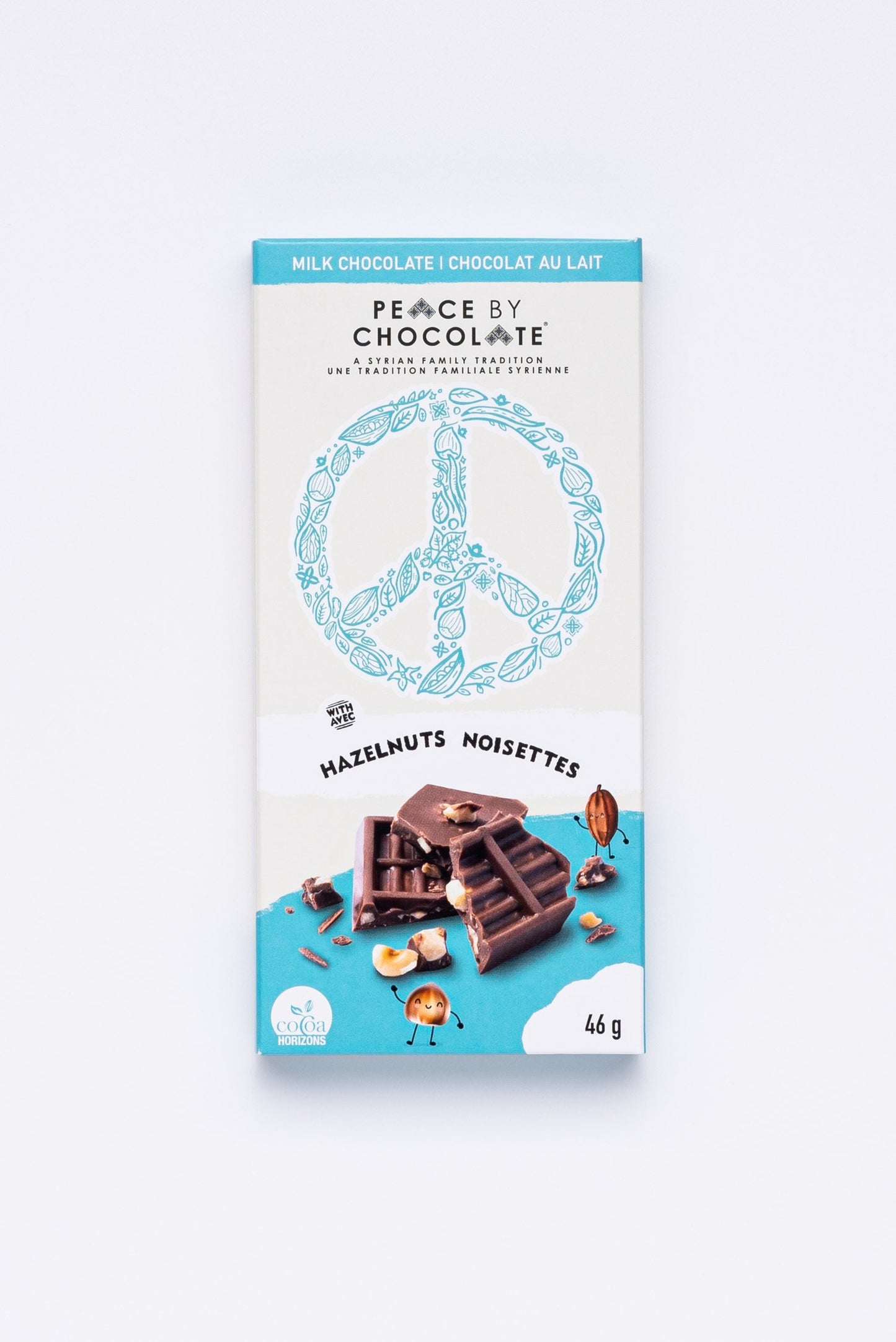 Peace by Chocolate Milk Chocolate & Hazelnuts