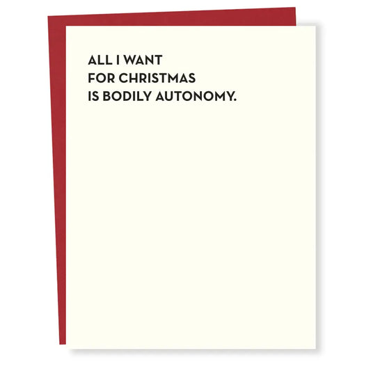 All I Want For Christmas Is Bodily Autonomy Box of Cards