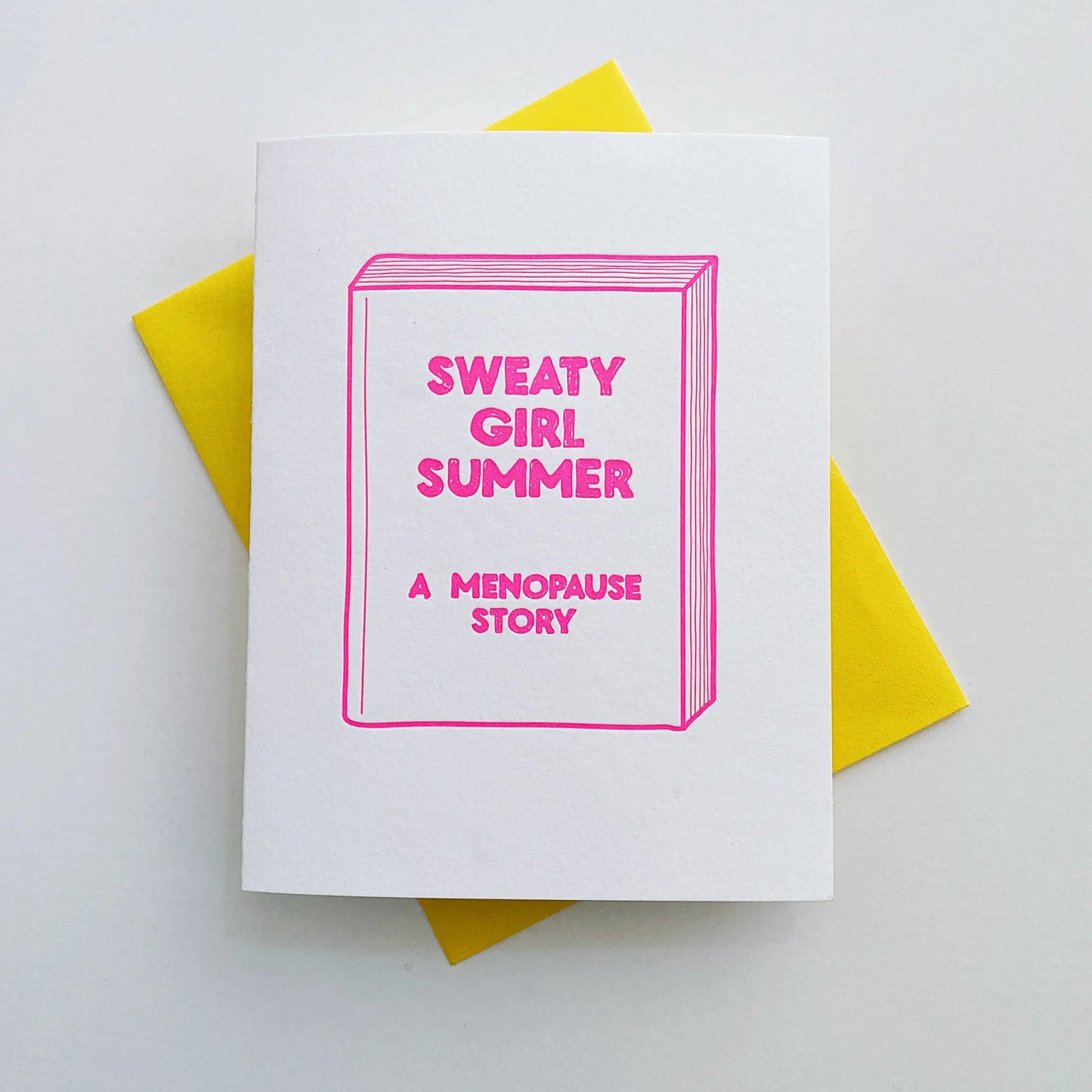 Sweaty Girl Menopause Summer Card