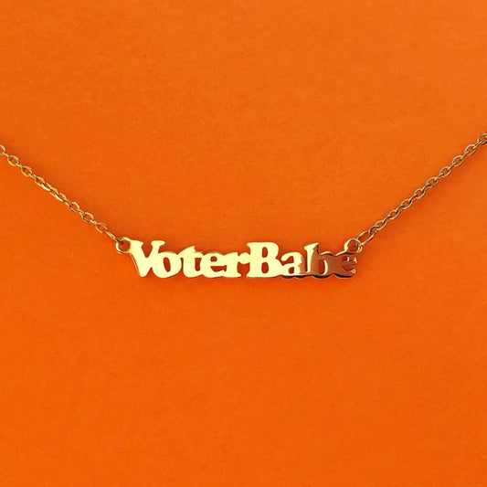 Voter Babe Necklace